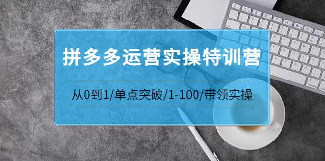 拼多多运营实操特训营：从0到1/单点突破/1-100/带领实操 价值2980元71快客-网赚-兼职-视频代发71快客网