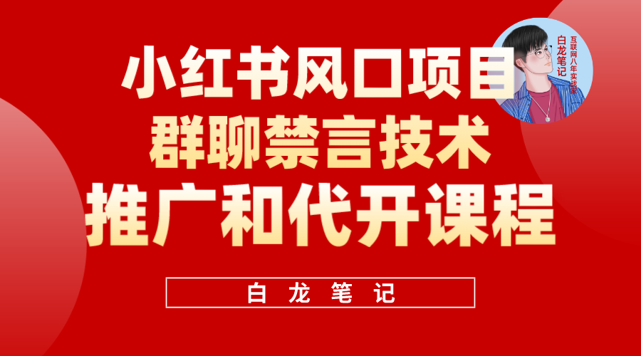 小红书风口项目日入300+，小红书群聊禁言技术代开项目，适合新手操作71快客-网赚-兼职-视频代发71快客网