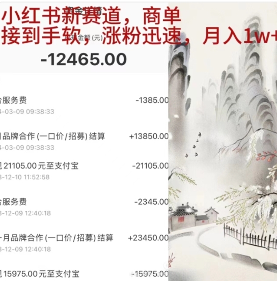 小红书新赛道，商单接到手软，涨粉迅速，一个月1w+71快客-网赚-兼职-视频代发71快客网