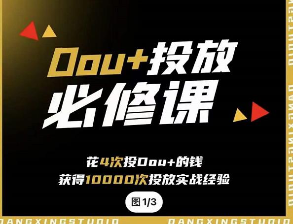 代同学DOU+投放训练营，用付费流量撬动大额自然流量，过得超额变现转化71快客-网赚-兼职-视频代发71快客网