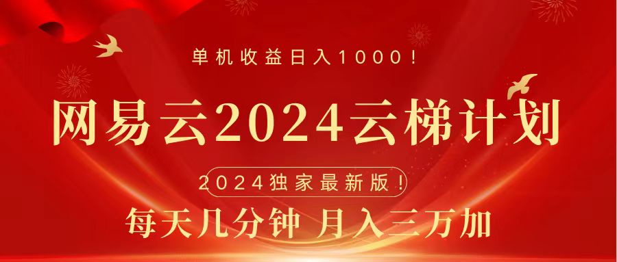 2024网易云云梯计划挂机版免费风口项目71快客-网赚-兼职-视频代发71快客网
