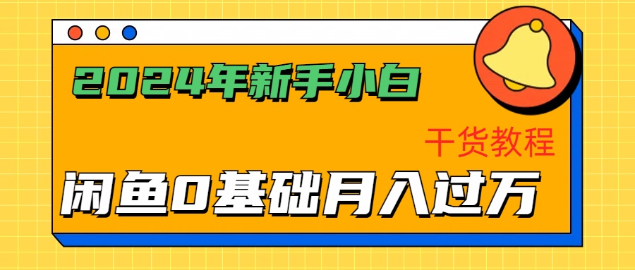 2024年新手小白如何通过闲鱼轻松月入过万-干货教程71快客-网赚-兼职-视频代发71快客网
