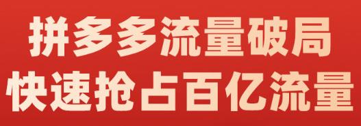 阿杰·拼多多流量破局:如何打黑标，爆款的思路，拼多多流量框架，快速抢占百亿流量71快客-网赚-兼职-视频代发71快客网