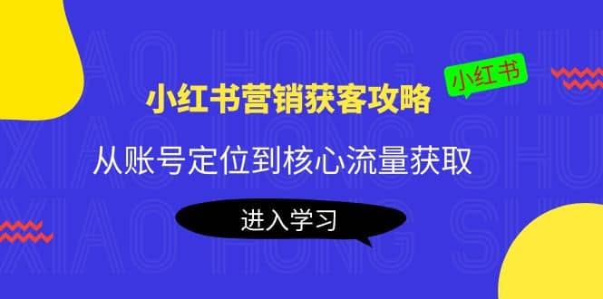 小红书营销获客攻略：从账号定位到核心流量获取，爆款笔记打造71快客-网赚-兼职-视频代发71快客网