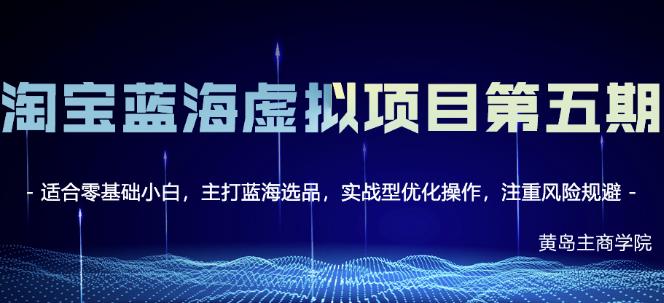 淘宝虚拟无货源3.0+4.0+5.0，适合零基础小白，主打蓝海选品，实战型优化操作71快客-网赚-兼职-视频代发71快客网