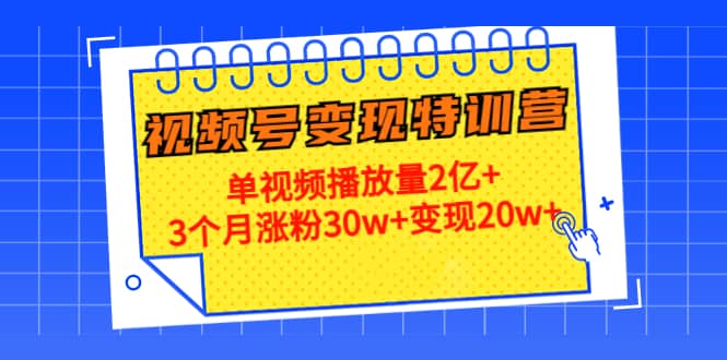 20天视频号变现特训营：单视频播放量2亿+71快客-网赚-兼职-视频代发71快客网