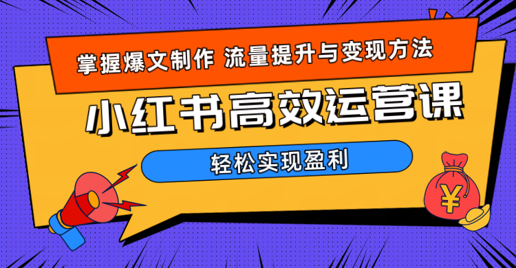 价值980小红书运营操作指南71快客-网赚-兼职-视频代发71快客网