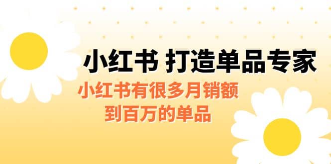 某公众号付费文章《小红书 打造单品专家》小红书有很多月销额到百万的单品71快客-网赚-兼职-视频代发71快客网