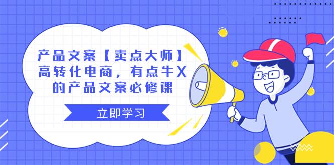 产品文案【卖点大师】高转化电商，有点牛X的 产品文案必修课71快客-网赚-兼职-视频代发71快客网