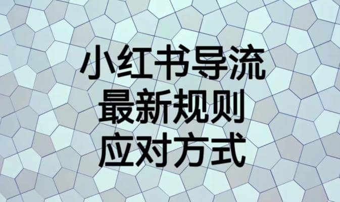 小红书导流最新规则应对方式【揭秘】71快客-网赚-兼职-视频代发71快客网