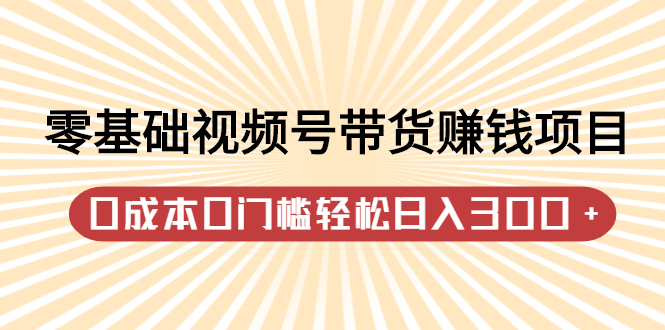零基础视频号带货赚钱项目，0成本0门槛轻松日入300+【视频教程】71快客-网赚-兼职-视频代发71快客网