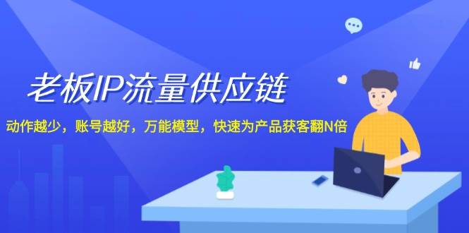老板 IP流量 供应链，动作越少，账号越好，万能模型，快速为产品获客翻N倍71快客-网赚-兼职-视频代发71快客网