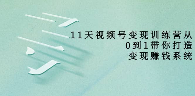 好望角·11天视频号变现训练营，从0到1打造变现赚钱系统（价值398）71快客-网赚-兼职-视频代发71快客网