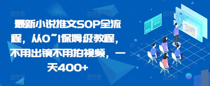 最新小说推文SOP全流程，从0~1保姆级教程，不用出镜不用拍视频，一天400+71快客-网赚-兼职-视频代发71快客网